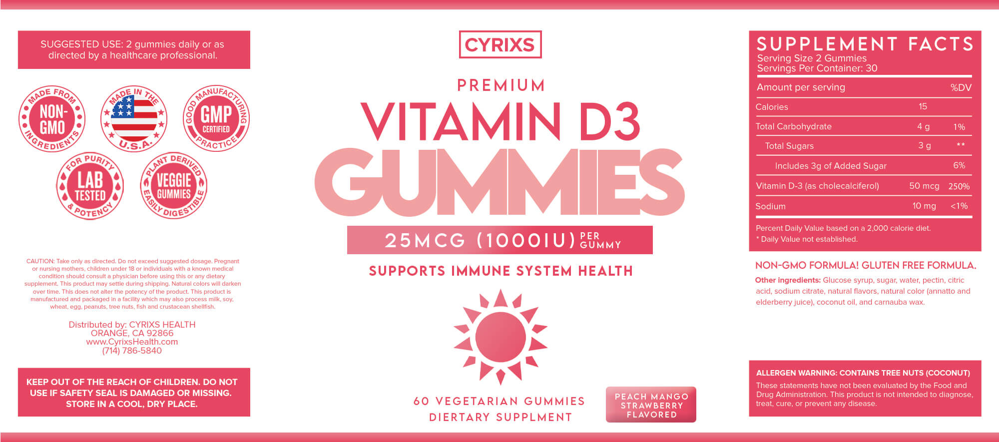 Vitamin D3 Gummies